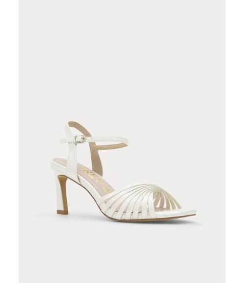 Sandalia Perla Tacon Fino Elegante Para Mujer Montevita Mitere 105121