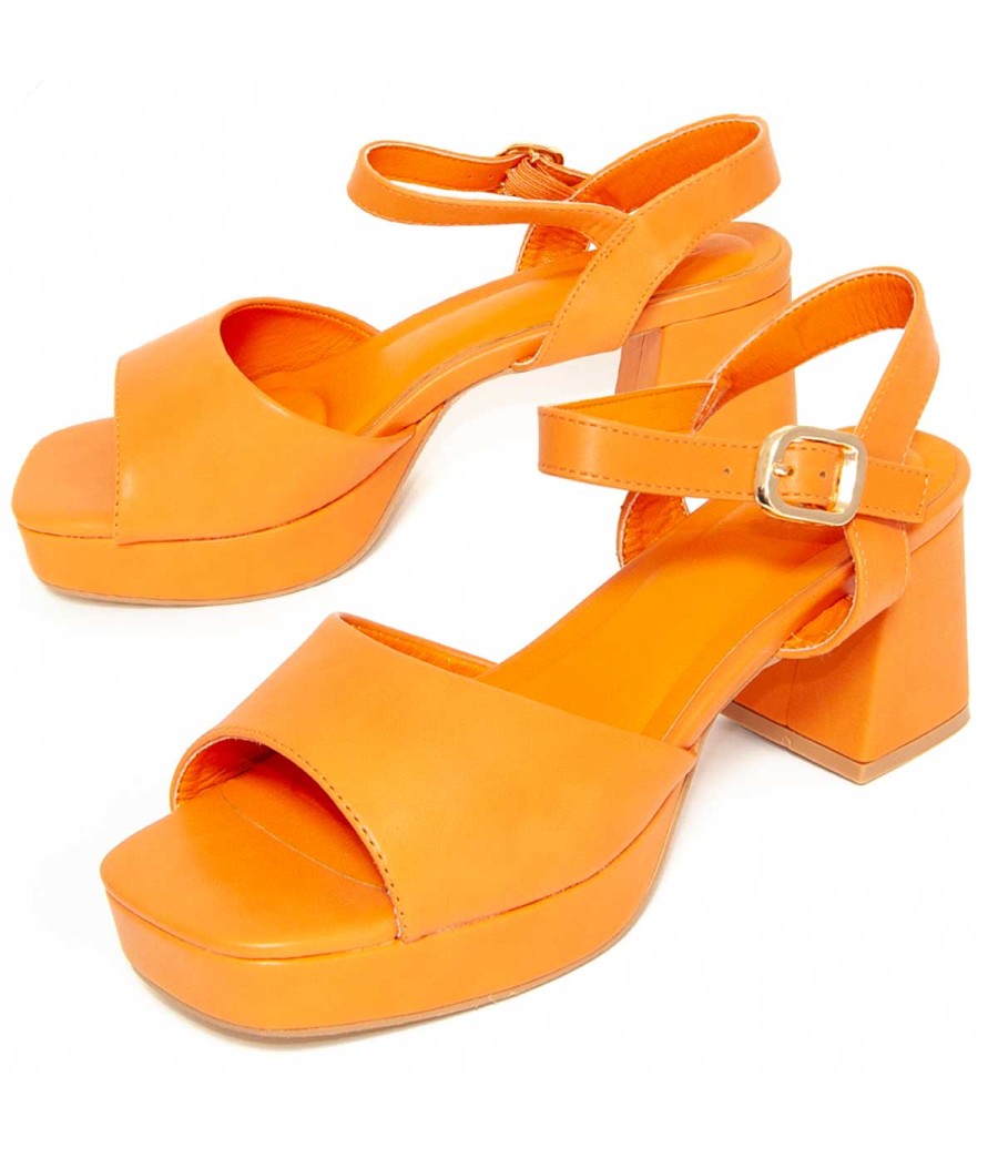 Sandalia De Tacon Para Mujer Montevita Comodosan 105012