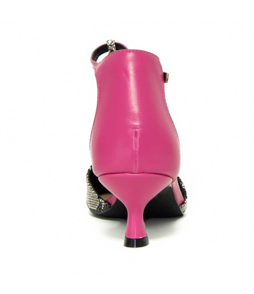 Zapato De Tacon Con Talon Y Puntera Cerrados Bicolor Para Mujer Montevita Gori 105274
