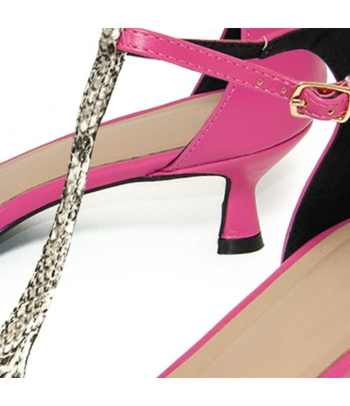 Zapato De Tacon Con Talon Y Puntera Cerrados Bicolor Para Mujer Montevita Gori 105274