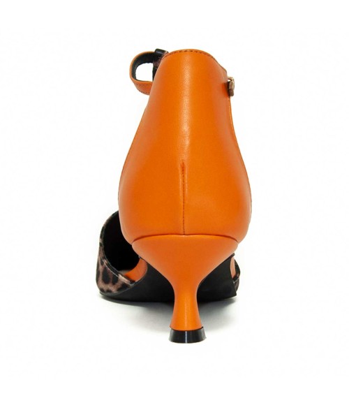 Zapato De Tacon Con Talon Y Puntera Cerrados Bicolor Para Mujer Montevita Gori 105275