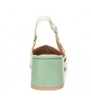 Zapato De Tacon Con Talon Y Puntera Cerrados Bicolor Para Mujer Montevita Santer 105277