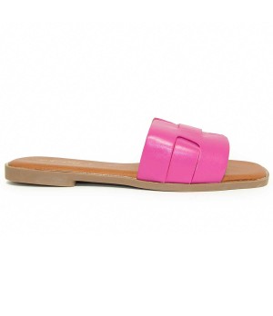 Sandalia Plana Acolchada De Color Rosa Para Mujer Montevita Plasi 105280