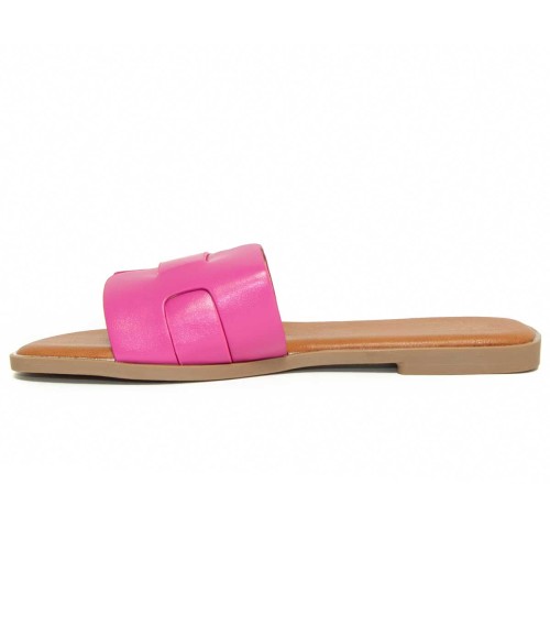 Sandalia Plana Acolchada De Color Rosa Para Mujer Montevita Plasi 105280