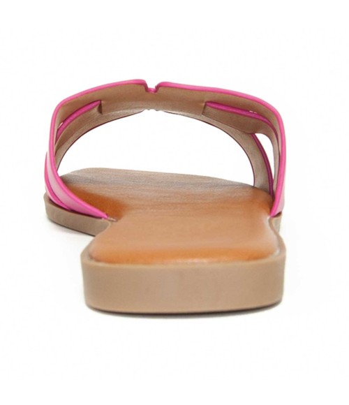 Sandalia Plana Acolchada De Color Rosa Para Mujer Montevita Plasi 105280