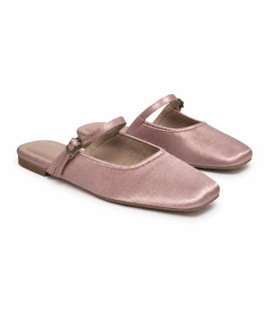 Bailarina Merceditas Para Mujer Color Rosa Montevita Luccaza 105307