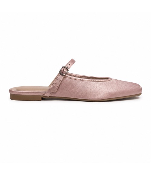 Bailarina Merceditas Para Mujer Color Rosa Montevita Luccaza 105307
