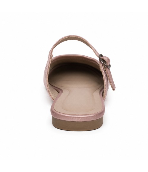 Bailarina Merceditas Para Mujer Color Rosa Montevita Luccaza 105307