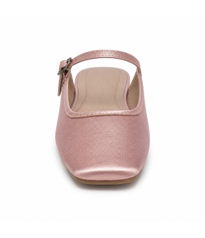 Bailarina Merceditas Para Mujer Color Rosa Montevita Luccaza 105307