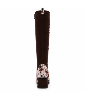 Bota Alta Negra Vaca con Tacon Montevita 105341