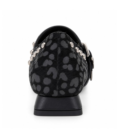 Mercedita Negra de Leopardo con Tachas Montevita 105343