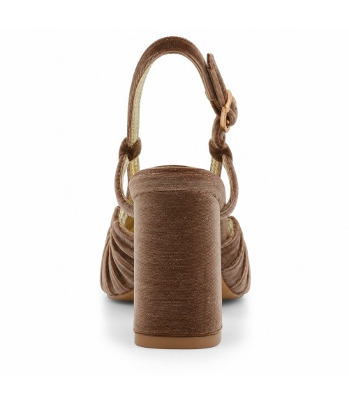 Zapato de Terciopelo Destalonado Taupe Montevita 105356