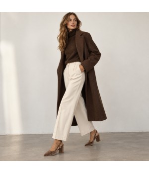 Zapato de Terciopelo Destalonado Taupe Montevita 105356