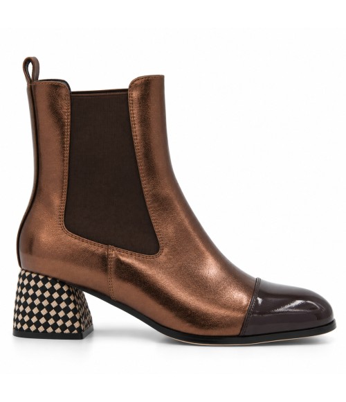 Botin Bonce Elastico Tacon Texturado Montevita 105380