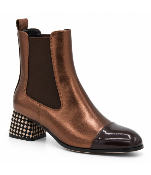 Botin Bonce Elastico Tacon Texturado Montevita 105380