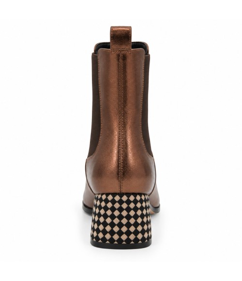 Botin Bonce Elastico Tacon Texturado Montevita 105380