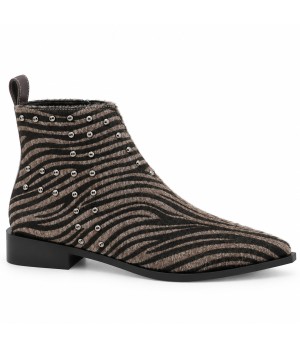 Botin Cebra Azul con Tachas y Punta Fina Montevita 105385