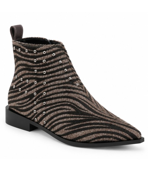 Botin Cebra Azul con Tachas y Punta Fina Montevita 105385