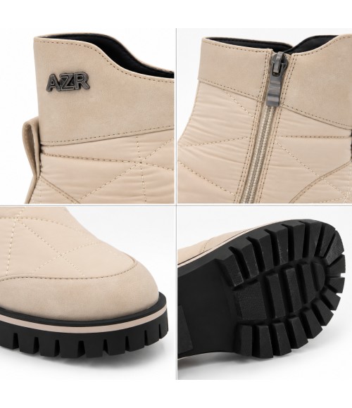 Botin Hielo Acolchado Suela Track Comodo Montevita 105386