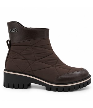 Botin Marron Acolchado Suela Track Comodo Montevita 105388