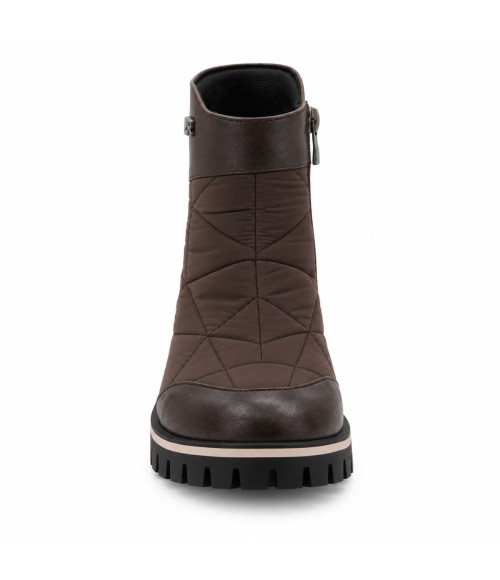 Botin Marron Acolchado Suela Track Comodo Montevita 105388