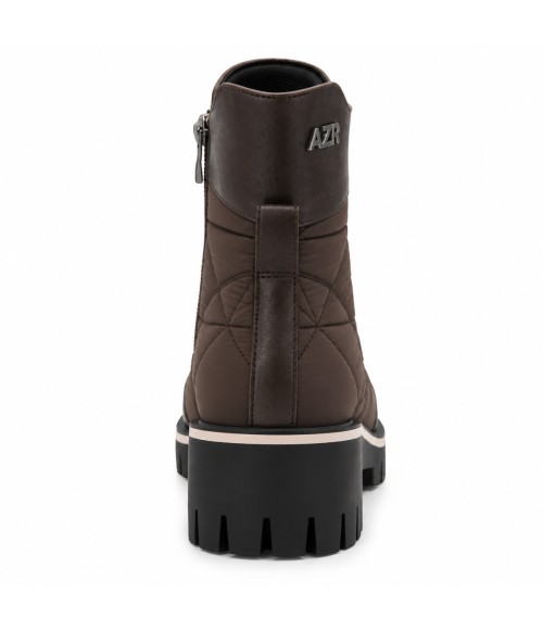 Botin Marron Acolchado Suela Track Comodo Montevita 105388