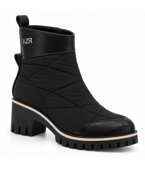 Botin Negro Acolchado Suela Track Comodo Montevita 105397