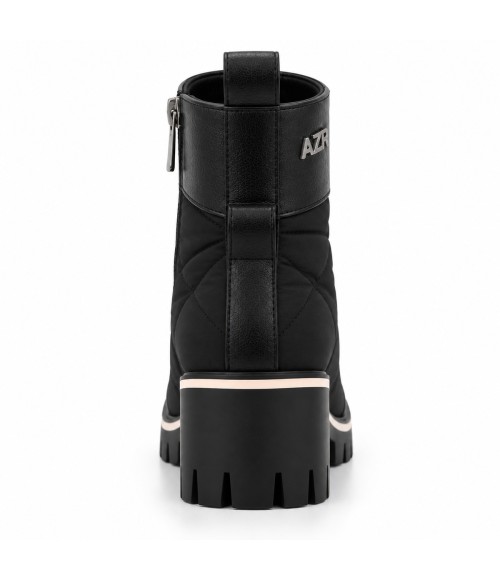 Botin Negro Acolchado Suela Track Comodo Montevita 105397