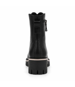 Botin Negro Suela Track Cremallera Lateral Montevita 105410