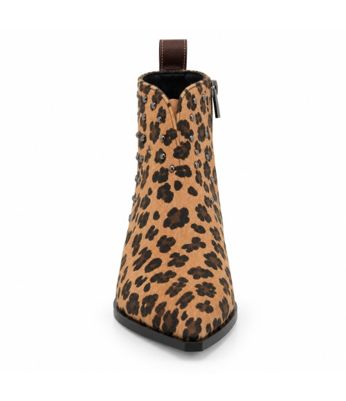 Botin Leopardo con Tachas y Punta Fina Montevita 105387