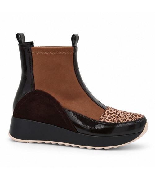 Botin Marron Leopardo Cuna Deportivo Montevita 105392