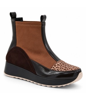 Botin Marron Leopardo Cuna Deportivo Montevita 105392