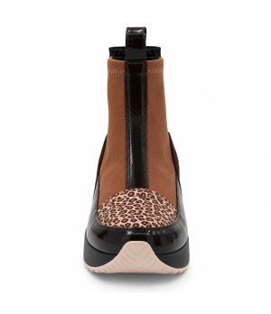 Botin Marron Leopardo Cuna Deportivo Montevita 105392