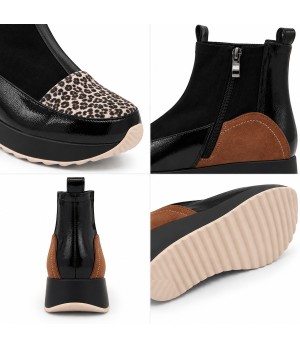 Botin Negro Leopardo Cuna Deportivo Montevita 105406