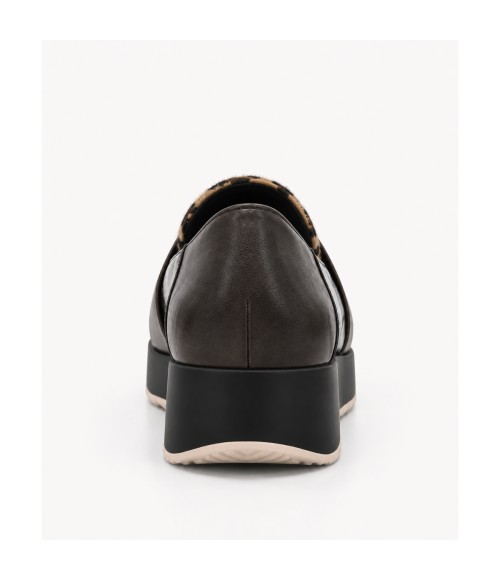 Mocasin Marron Leopardo Cuna Confort Montevita 105429