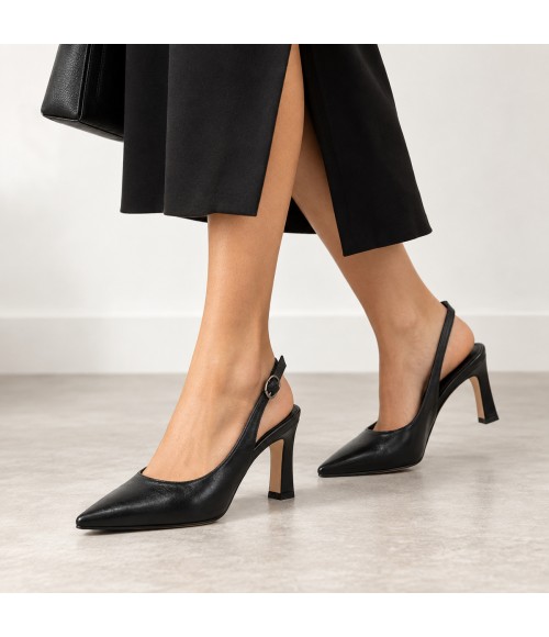 Salon Destalonado Negro Tacon Fino Elegante Montevita 105441