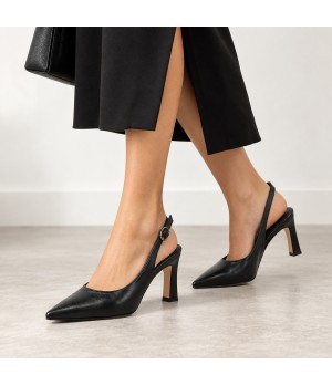 Salon Destalonado Negro Tacon Fino Elegante Montevita 105441