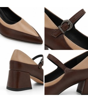 Salon Marron y Beige Pulsera Tacon Ancho Montevita 105447