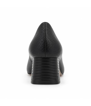 Salon Negro Tacon Geometrico con Adorno Montevita 105451