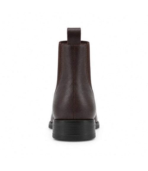 Botines Marron con Elastico y Hebilla Purapiel 105485