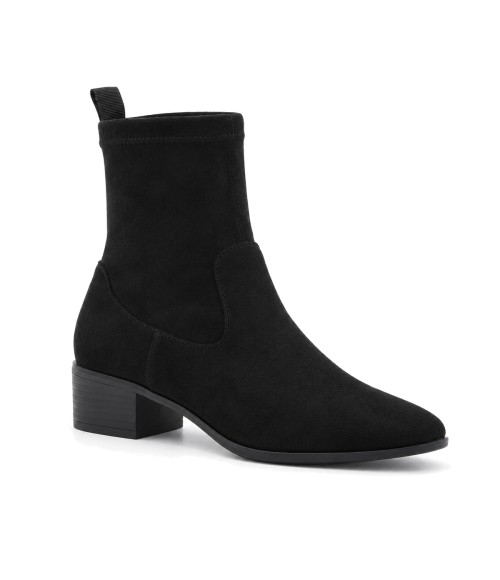 Botin Ante Negro con Tacon Bajo Montevita 105486