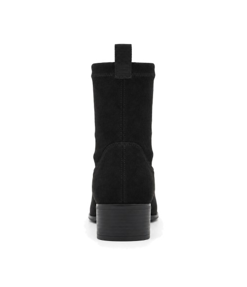 Botin Ante Negro con Tacon Bajo Montevita 105486