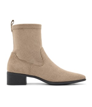 Botin Ante Taupe con Tacon Bajo Montevita 105487
