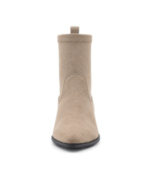 Botin Ante Taupe con Tacon Bajo Montevita 105487