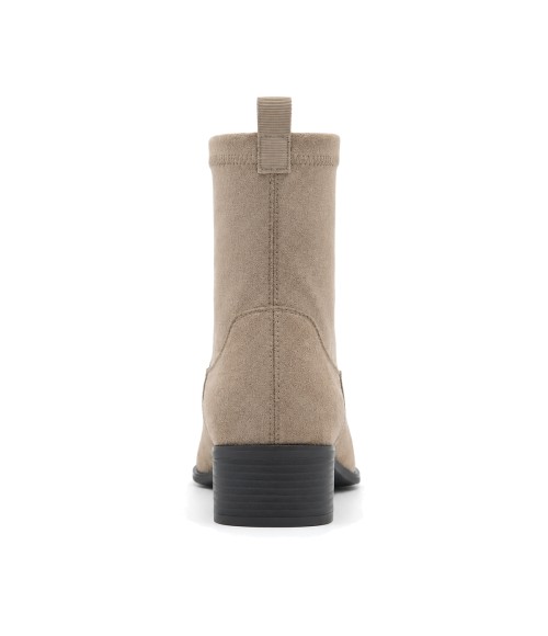 Botin Ante Taupe con Tacon Bajo Montevita 105487