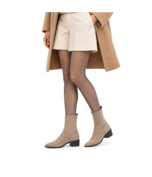 Botin Ante Taupe con Tacon Bajo Montevita 105487