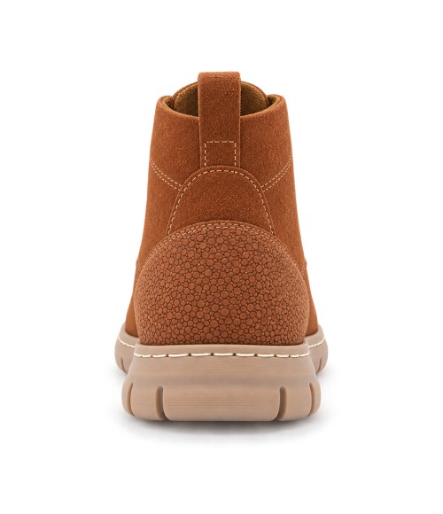 Botin Piel Serraje Cuero con Cordones Purapiel 105490
