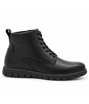 Botin Piel Negro con Cordones Purapiel 105492