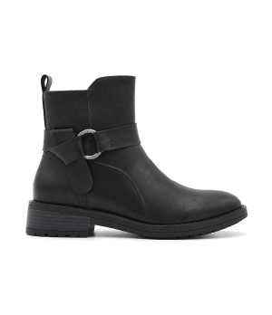 Botin de Piel con Hebilla Purapiel 105493