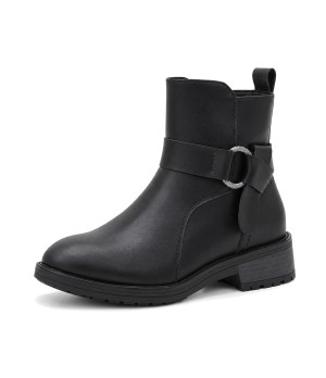 Botin de Piel con Hebilla Purapiel 105493